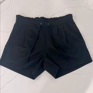 ASOS JDY Paperbag Waist Black Shorts